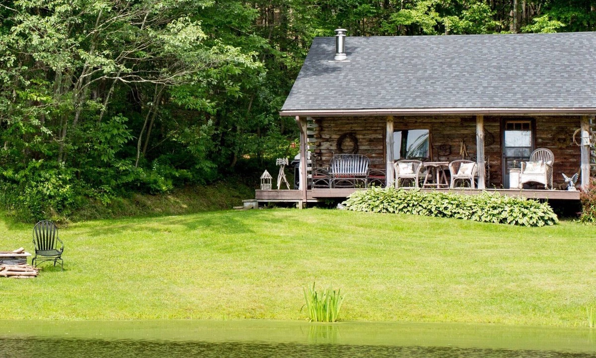 Great Valley Cabin | Charming Log Cabin on Private Pond Nestled in Woods Near Holiday Valley Resort n