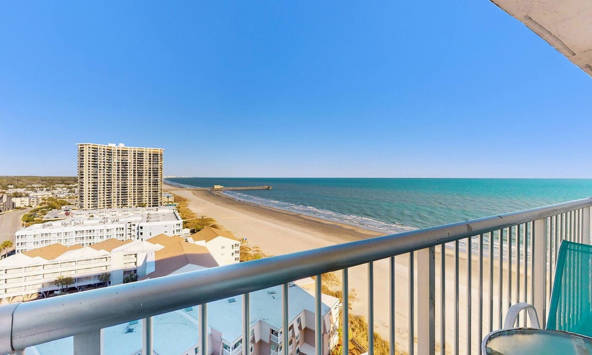 Myrtle Beach Apartment | Charming ocean-view condo w/shared hot tub, pools, and lazy river