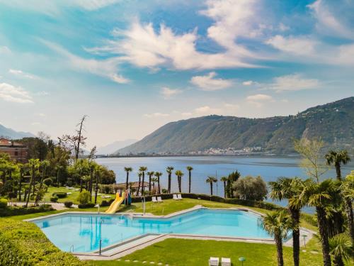 Bissone Apartment | Charming Suite am Luganersee, Pool, Parkplatz