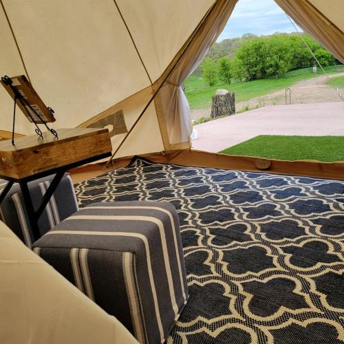 St Croix Falls House | Charming Tent with Fire Fit and Barbecue in Saint Croix Falls, Wisconsin