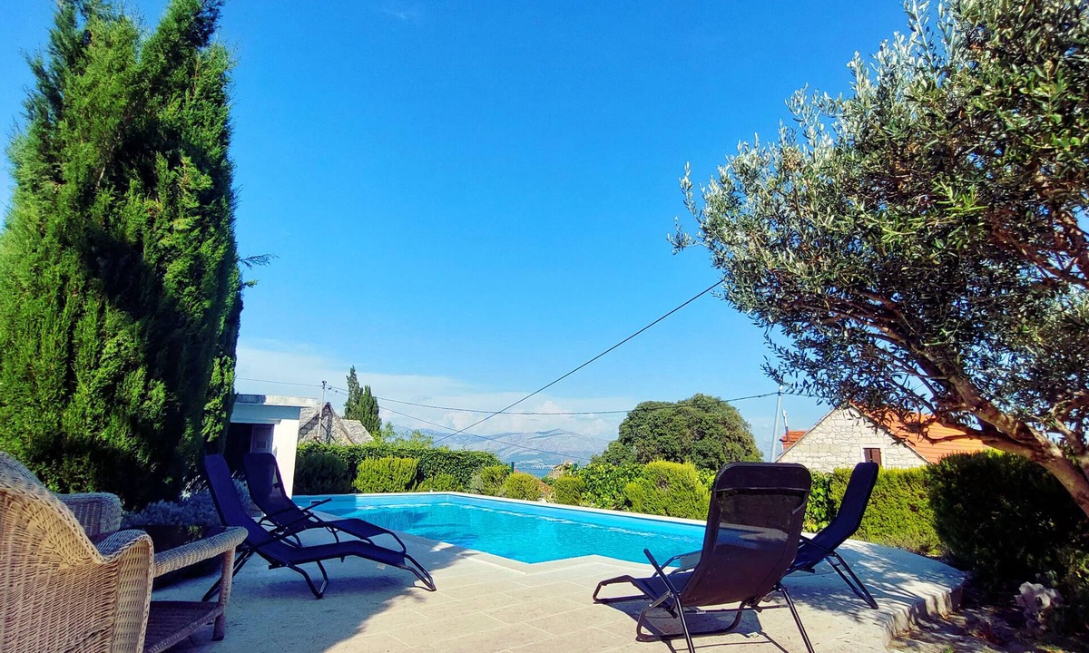 Supetar Villa | Charming Villa Nika with the pool on the most beautiful island in Adriatic sea