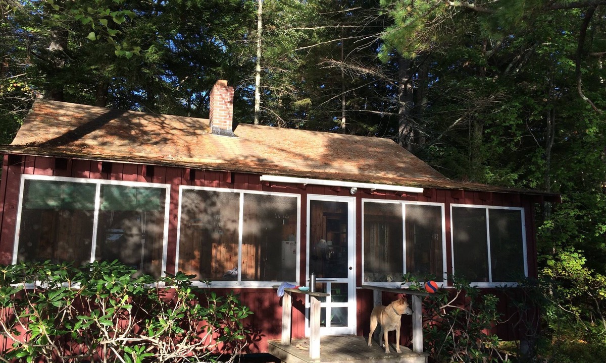 Bridgton Cabin | Charming Waterfront Cabin with Mountain View and Private Beach Access!