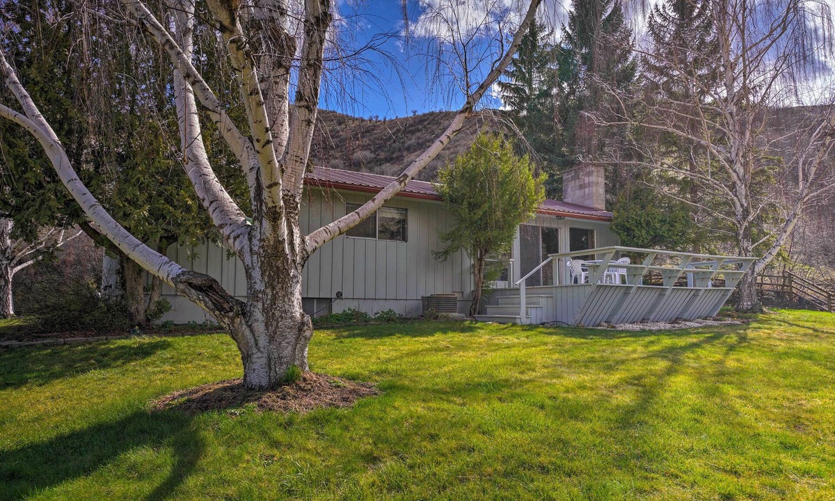 White Bird House | Charming White Bird Home w/Mtn & Salmon River View