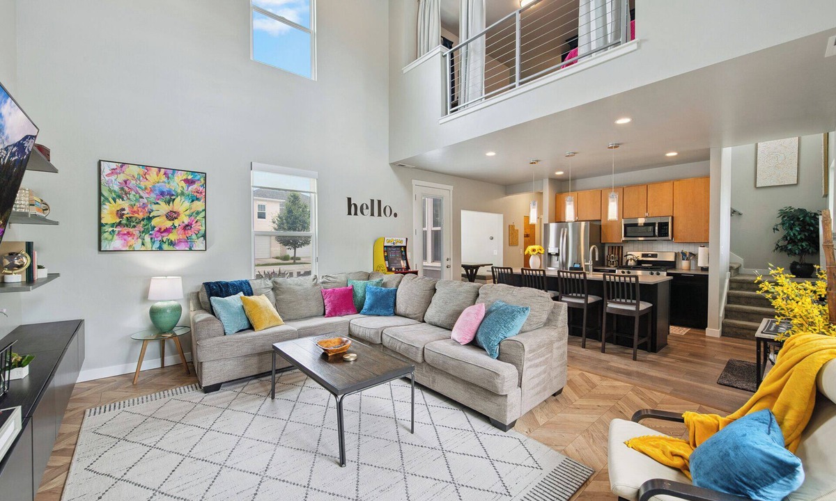 Daybreak House | Cheerful & Spacious, Open Floorplan w/Garage & Amenities! Near Shops & Trails!