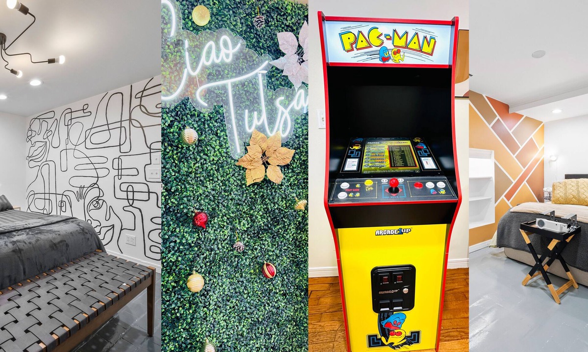 Cherry Street Apartment | Cherry Street with CARPORT - Arcade Game & Artsy - KING bed - Great Location