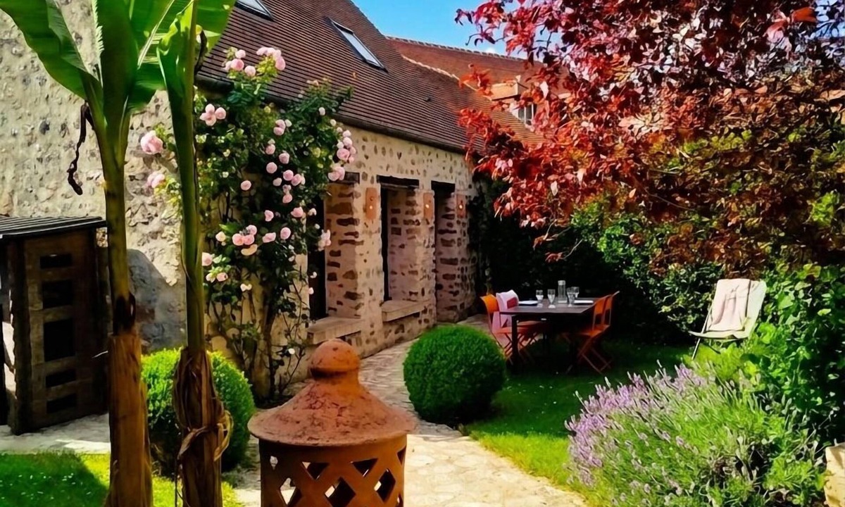 Fresnoy-le-Luat House | Chez Cilia Gîte bucolique 3*, private garden and path | Senlis Chantilly Asterix