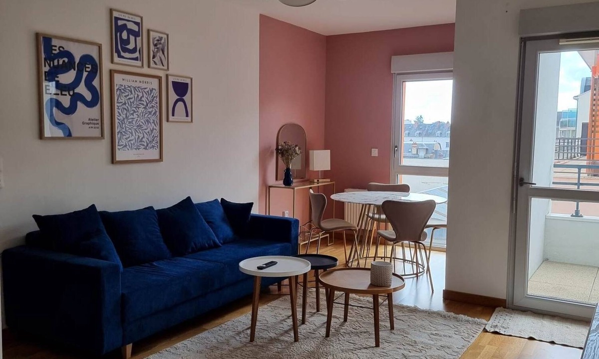 Chateaudun-Bannier Apartment | Chez Joan et Sara : T2 Design et Cosy Proche Gare