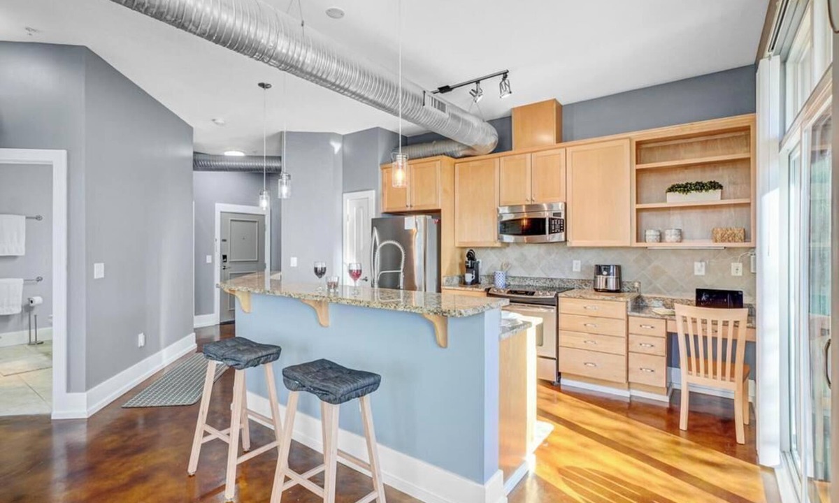 Morrisville Apartment | Chic Condo, King Bed, 77″TV, Pets OK, Near RTP Hub