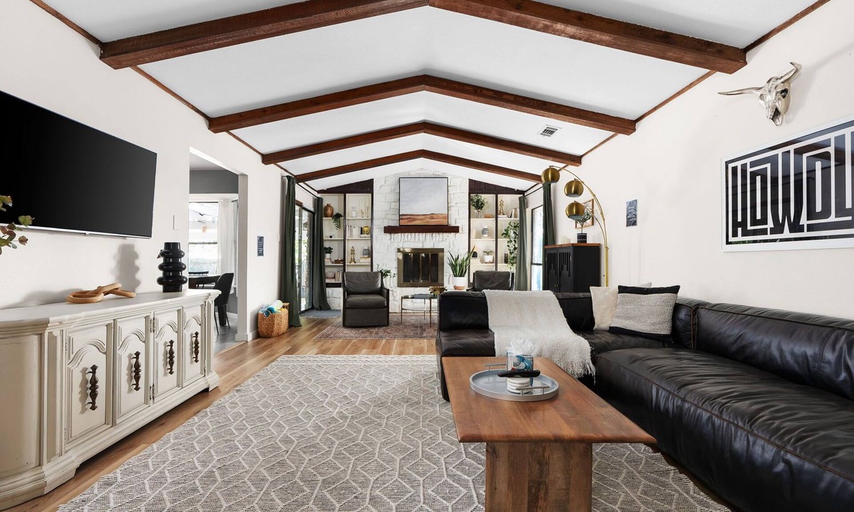 Round Rock West House | Chic Escape: Pool, Hot Tub, Gym & Playroom