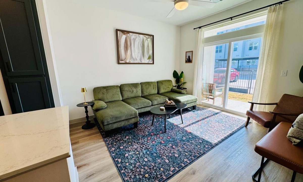 San Marcos Apartment | Chic Ground Level 1BR 1BA | Luxe Living