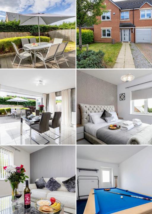 Rushyford House | Chilton View - 4 Bed 2 Bath Luxury Home in County Durham