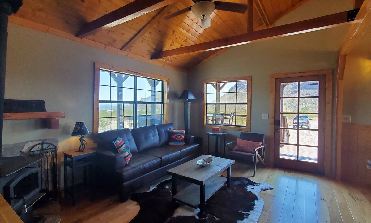 Brewster County Cabin | Christmas Mountains Ranch: Classic 2br/1bth Cabin with Spacious Wrap Around Porc