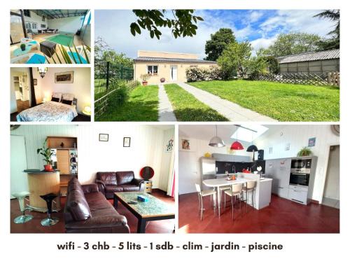 Chateauroux House | Chtx maison 7 pers jardin piscine