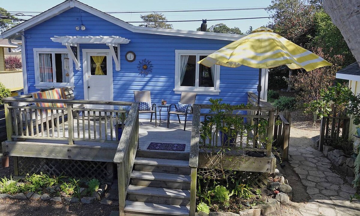Monterey Cottage | "Classic Blue Cottage on the Hill"