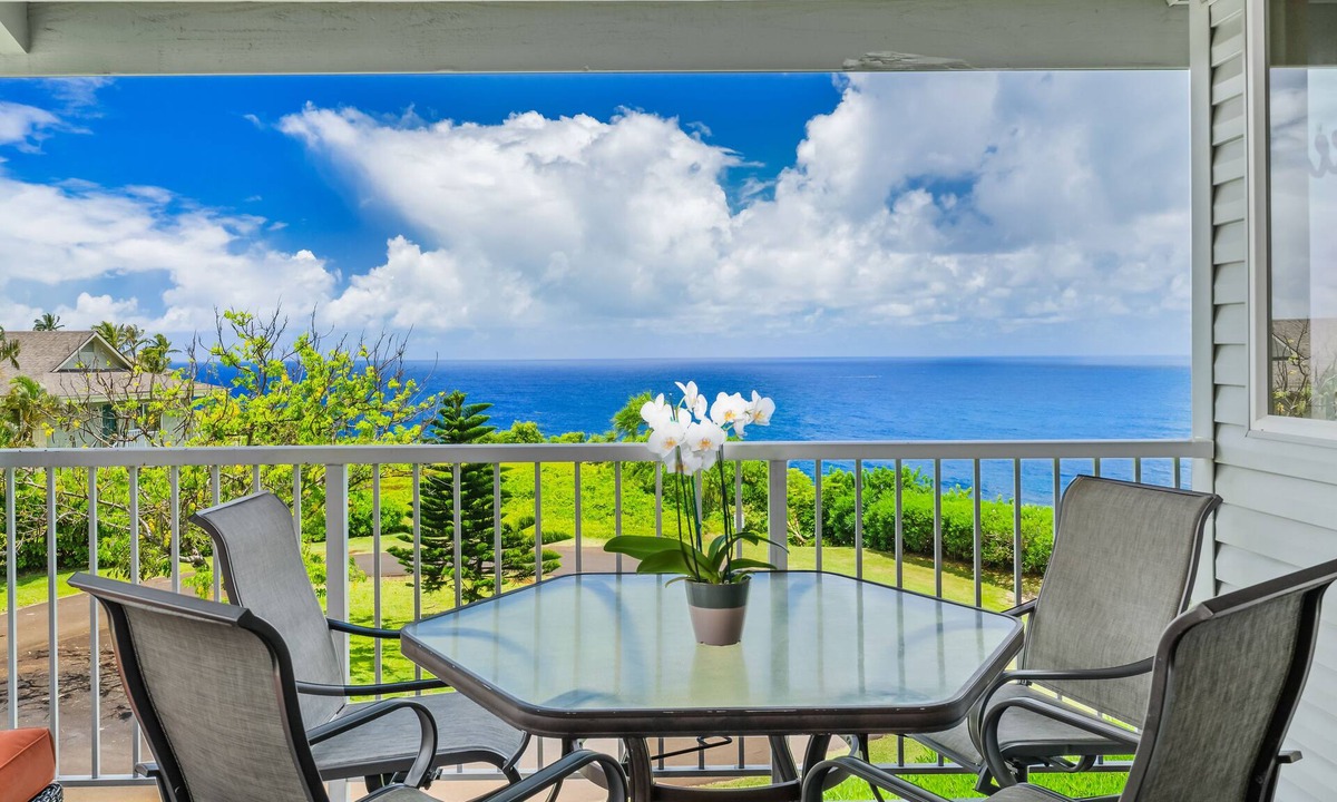 Princeville Condo | Cliffs 9306 offers amazing Sunset & Ocean Views!