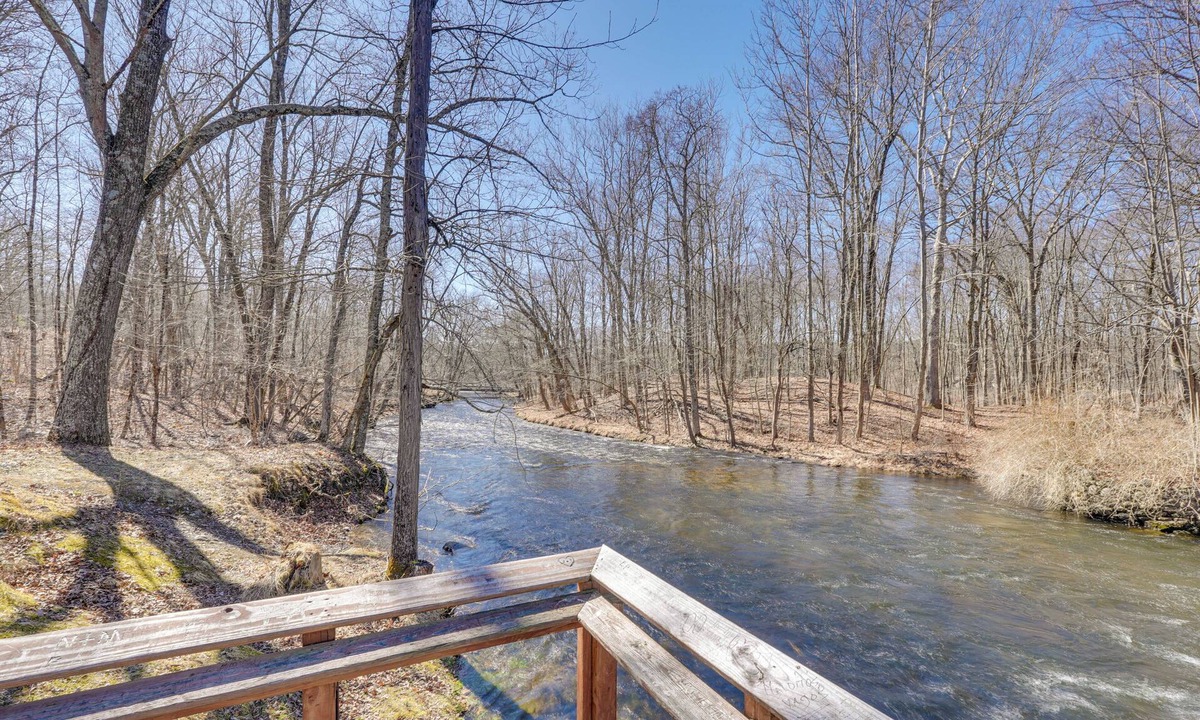 Westbrookville Apartment | Close to Trails: Studio w/Water Views