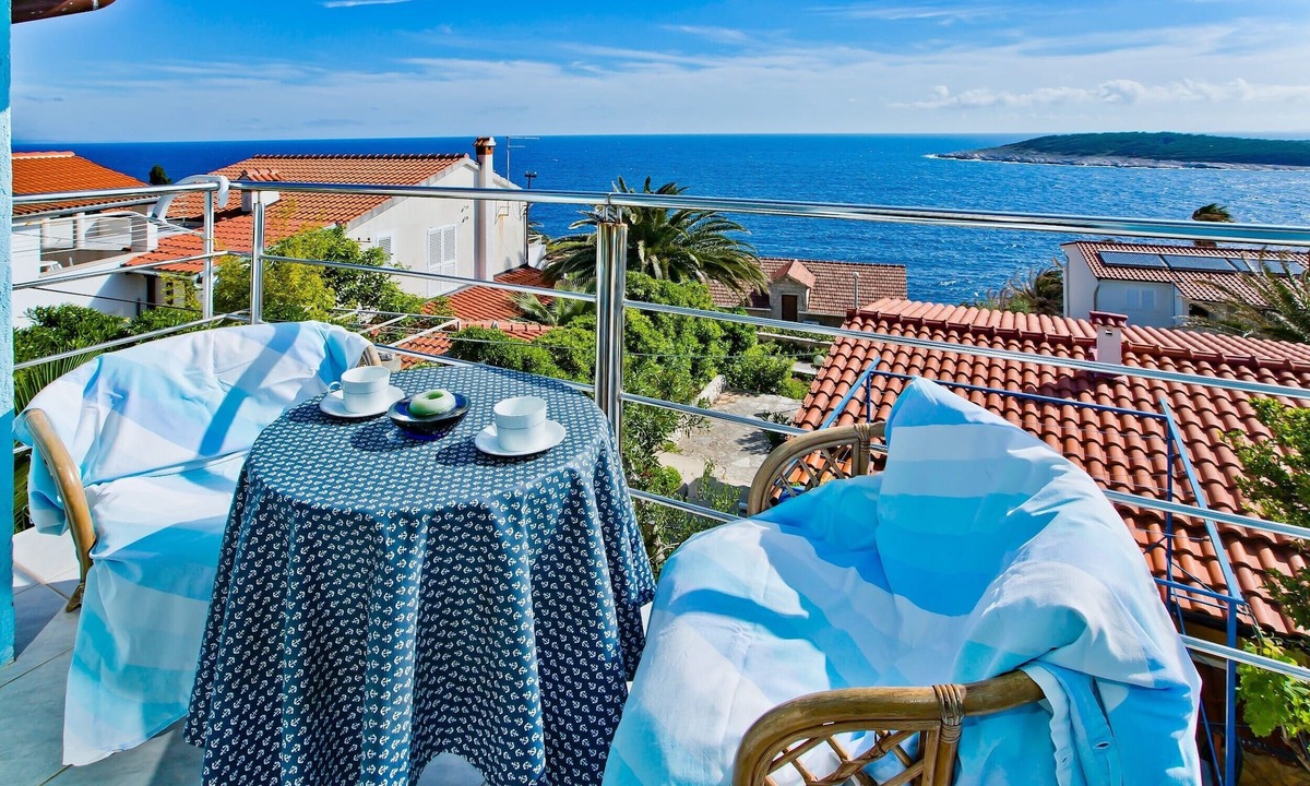 Krizni rat Apartment | Cloud- Studio apartment with Balcony and Sea View
