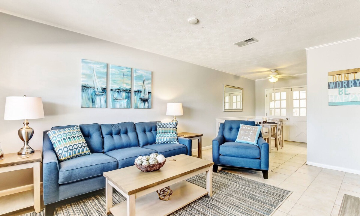 Ocean Cay House | Coastal Blue #1 - Cozy, Updated and Just Off Fletcher Avenue!