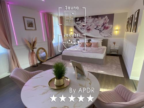 Centre Ville Apartment | Cocon Diamant - Nuit Romantique - Jacuzzi et Sauna - Hyper-Centre