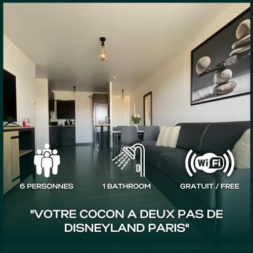 Montevrain Apartment | Cocon moderne - proche Disneyland Paris