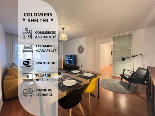 Colomiers Apartment | Colomiers Shelter - City, Terrasse, Wifi, Netflix