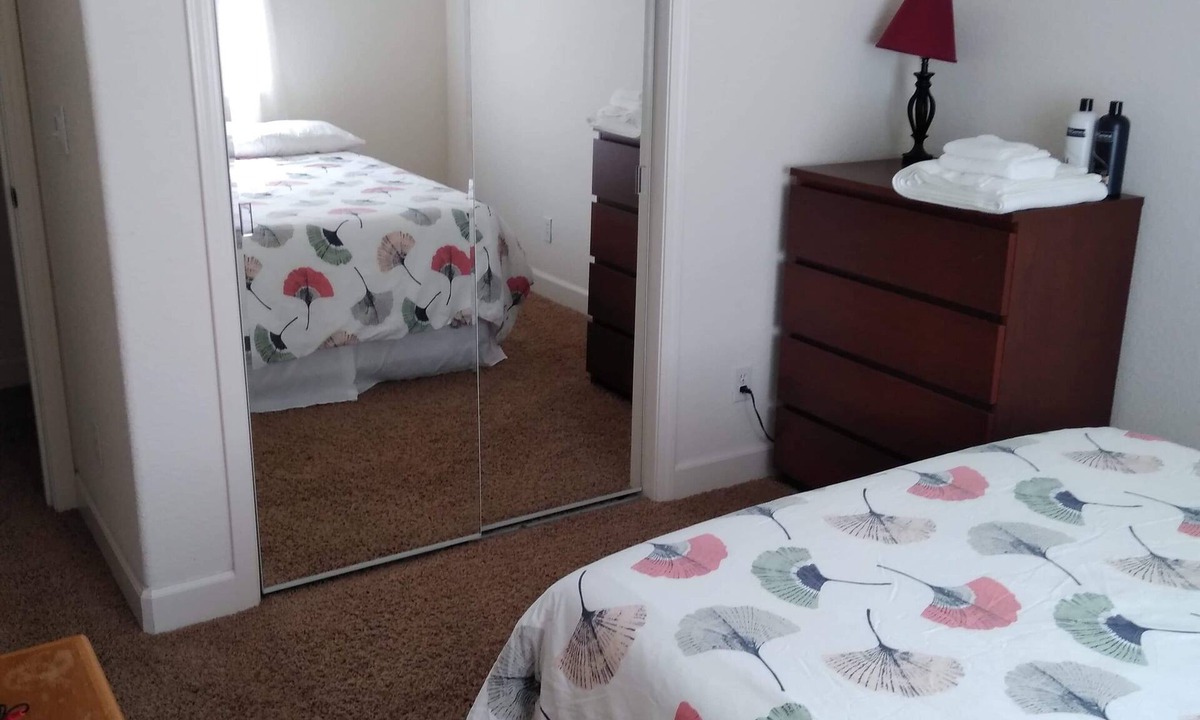 Vacaville House | Comfort and style Full size bedroom.