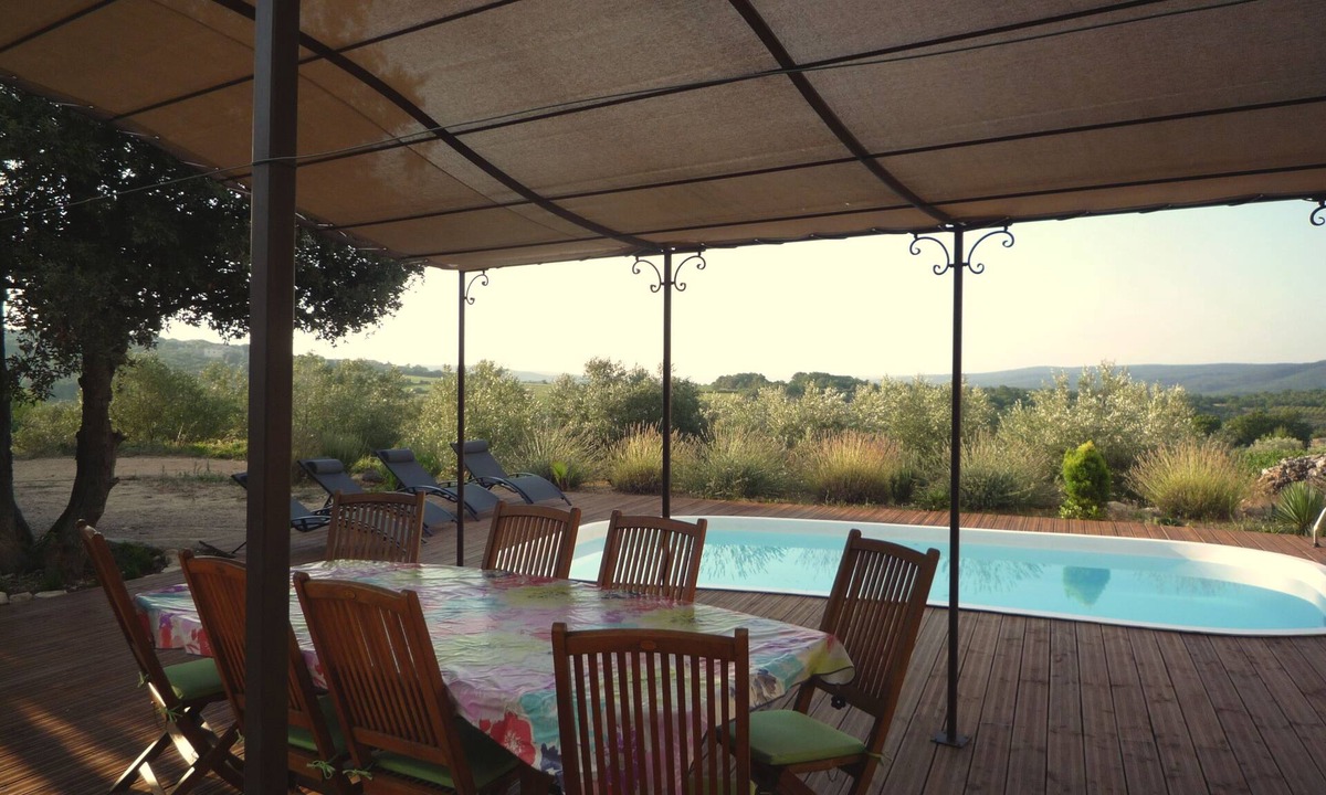 Orgnac-l'Aven Cottage | Comfortable holiday gite in stone farmhouse, private swimming pool.