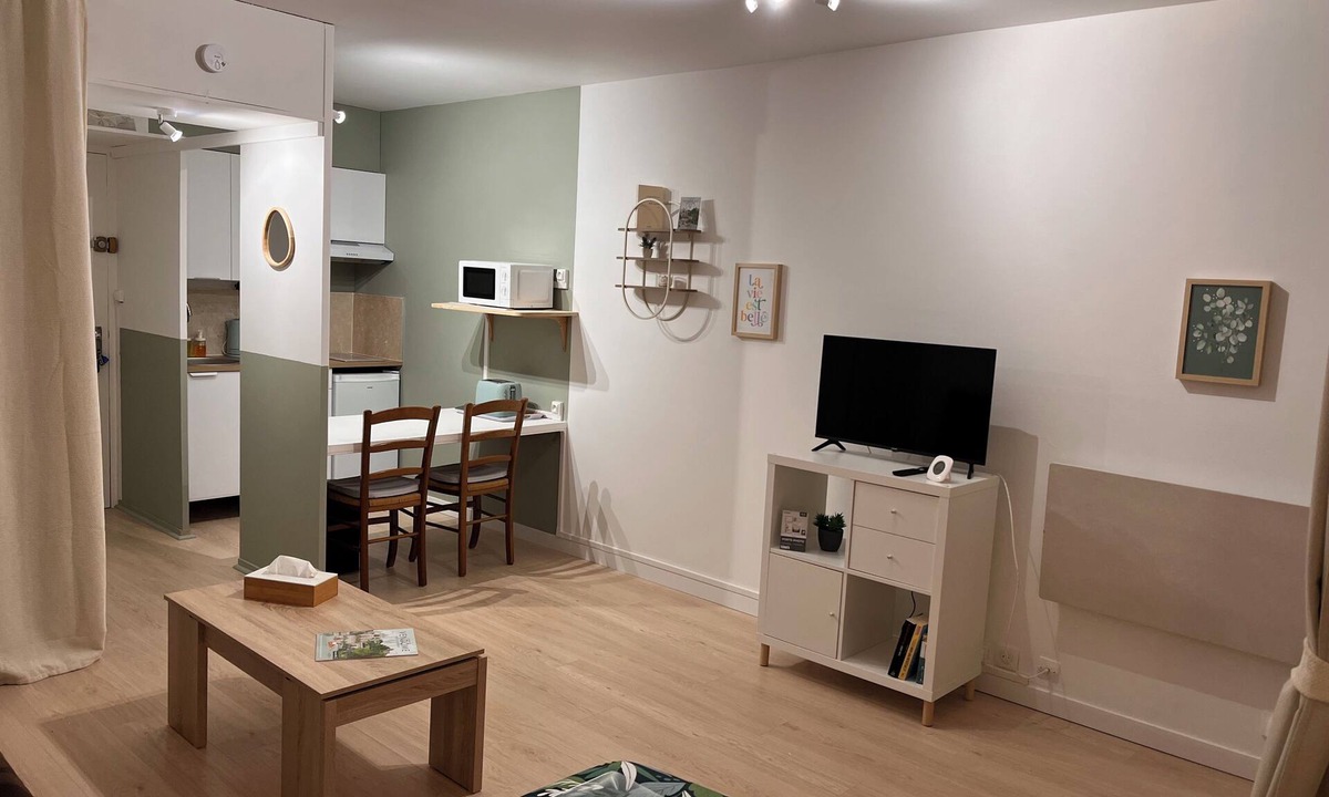 Vendome Apartment | Comfortable studio in the heart of Vendôme. Ideal for doing everything on foot.