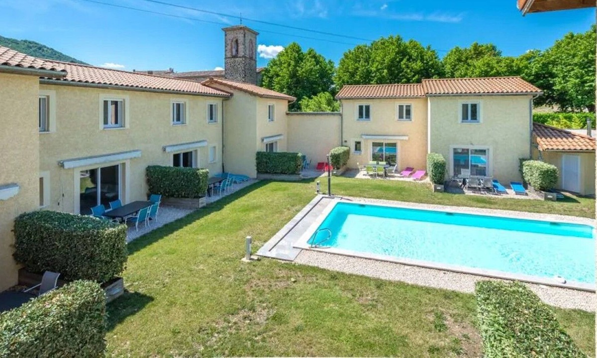 Gagnieres House | Comfortable villa with communal pool on private property