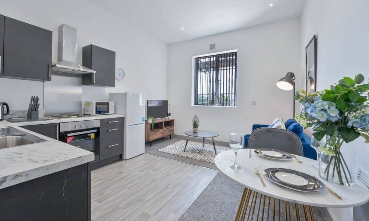 Brierley Hill Apartment | Compact 1 Bedroom Budget Apartment in Dudley