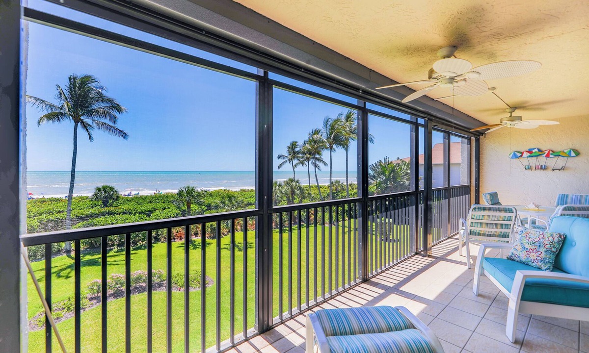 Sanibel Condo | Compass Point 162 - Direct Gulf Views!