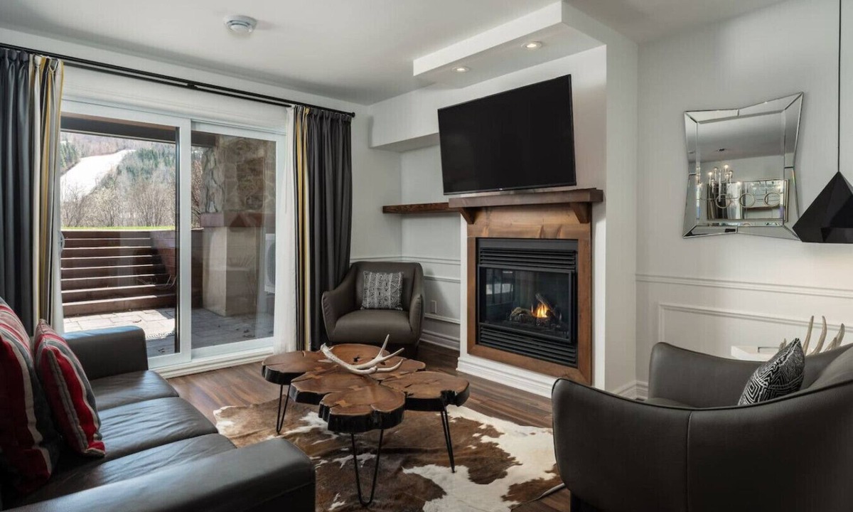 Saint-Sauveur Apartment | Condo luxe ski-in ski-out à St-Sauveur 2 chambres
