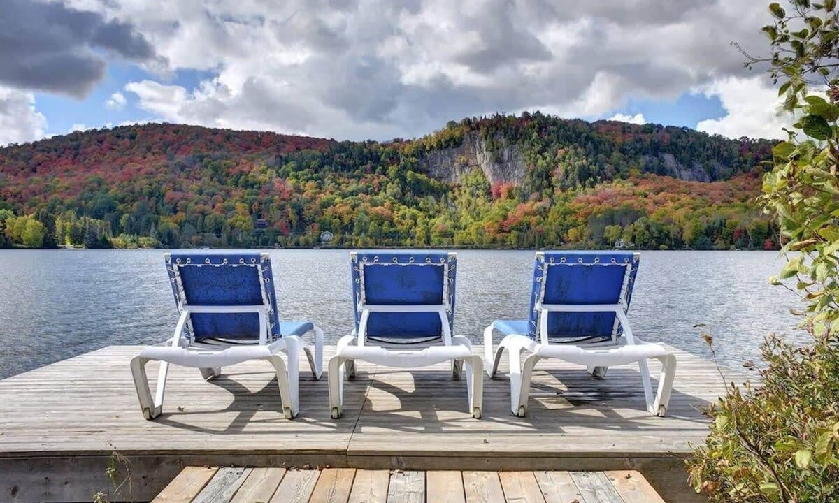Lac Superieur Village Apartment | Condos overlooking Lac Superieur & mountain views