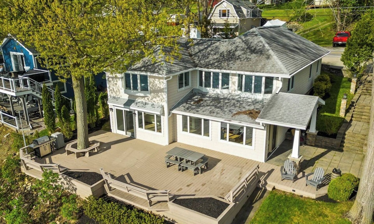 Conesus House | Conesus Lakefront| Dock | Modern Amenities