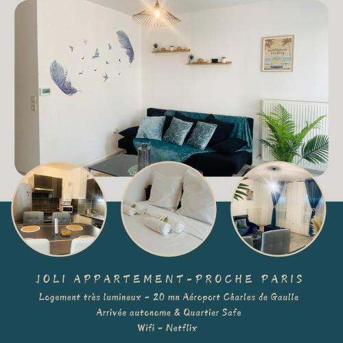 Goussainville Apartment | Confort appart entre Paris & Aéroport Charles de Gaulle