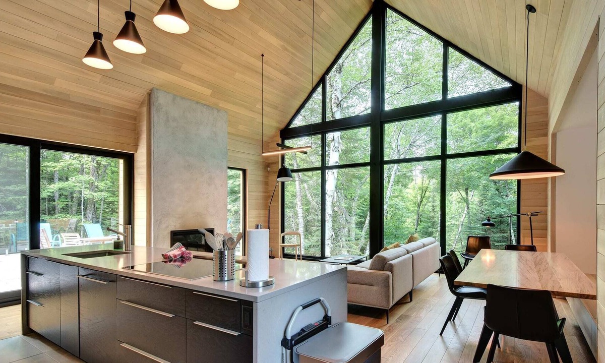Lac Superieur Village Ski Chalet | Contemporary in nature☀️ Spa & Sauna CITQ#301985