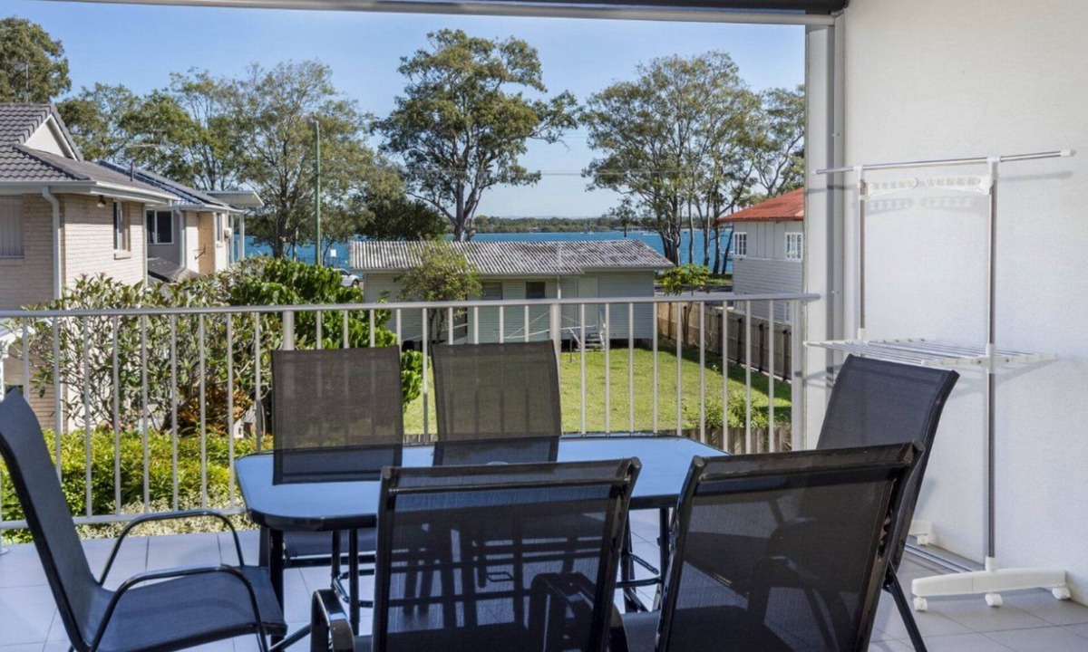 Bongaree Apartment | Contemporary Unit with Water Views