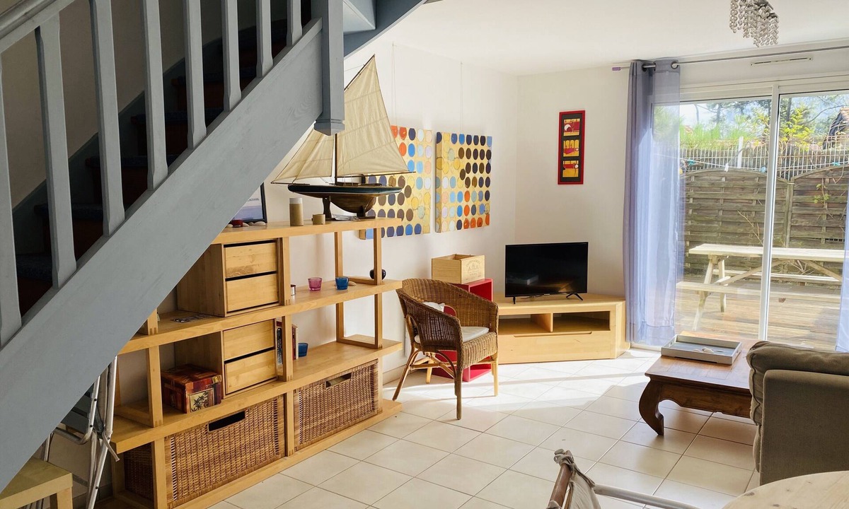Contis-les-Bains House | Contis plage Charming semi-detached houses 300 m from the beach, and Riviere, forest