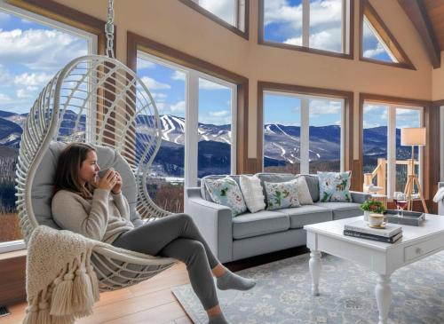 Lac-Superieur House | Coucher de soleil sur le Mont-Tremblant, Spa-Sauna-billard et foyer