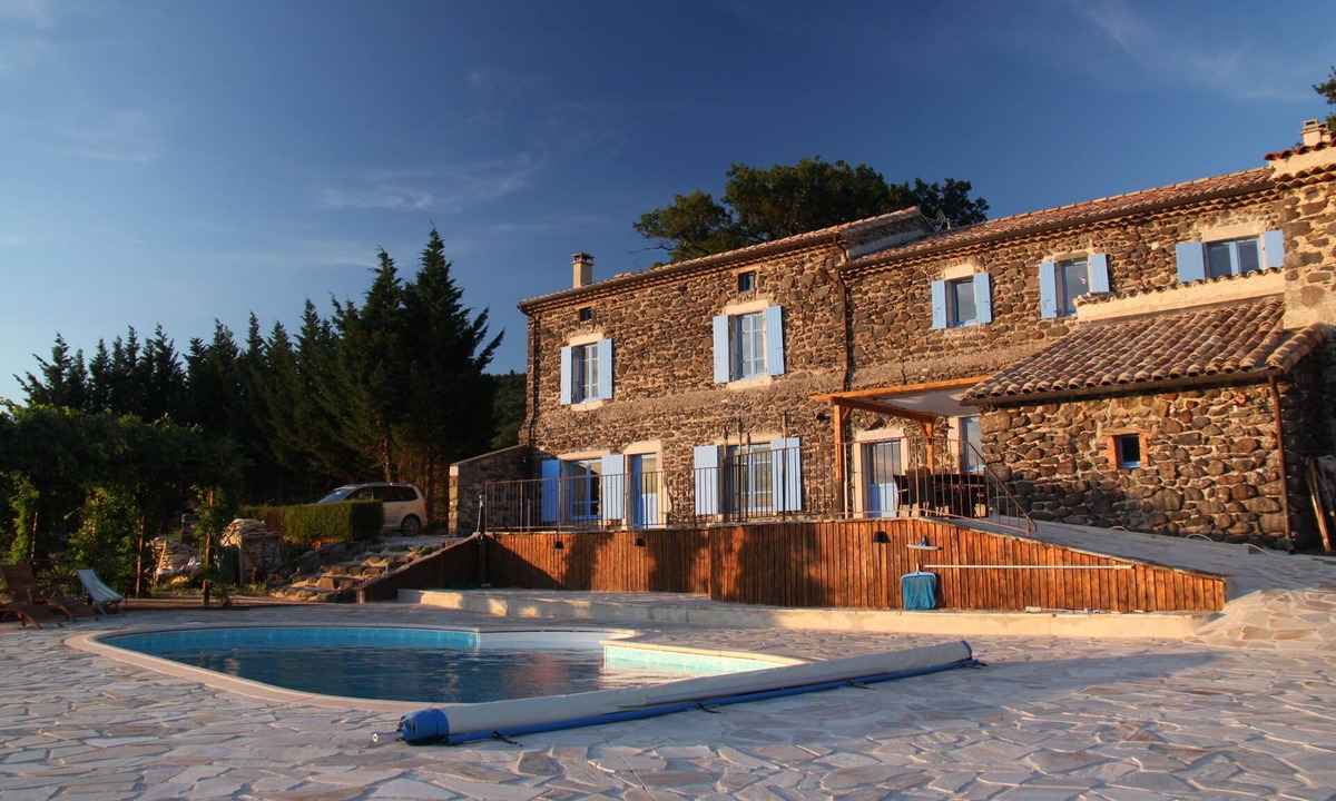 Saint-Laurent-sous-Coiron Other | Country tranquility: 400 years old, 6 bedrooms, sleeps 16, pool/sauna/jacuzzi