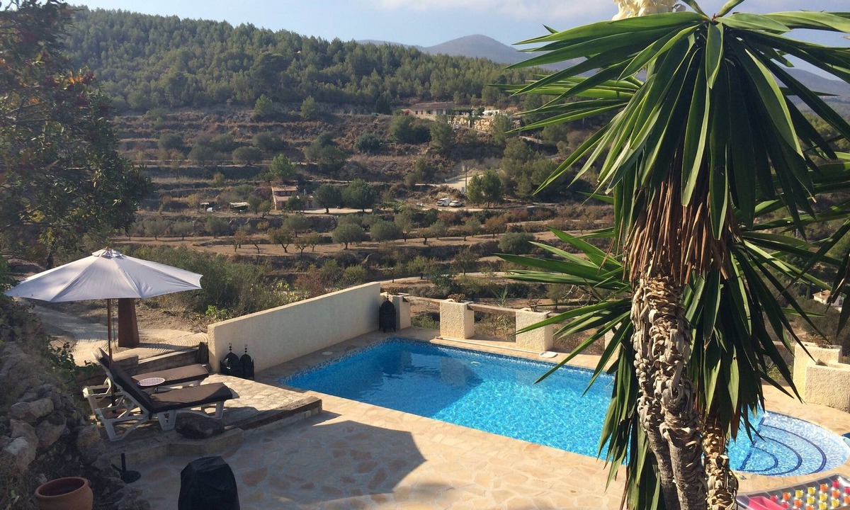 Benissa House | Country house, "Las Ruinas" with pool between almond trees and olive groves.