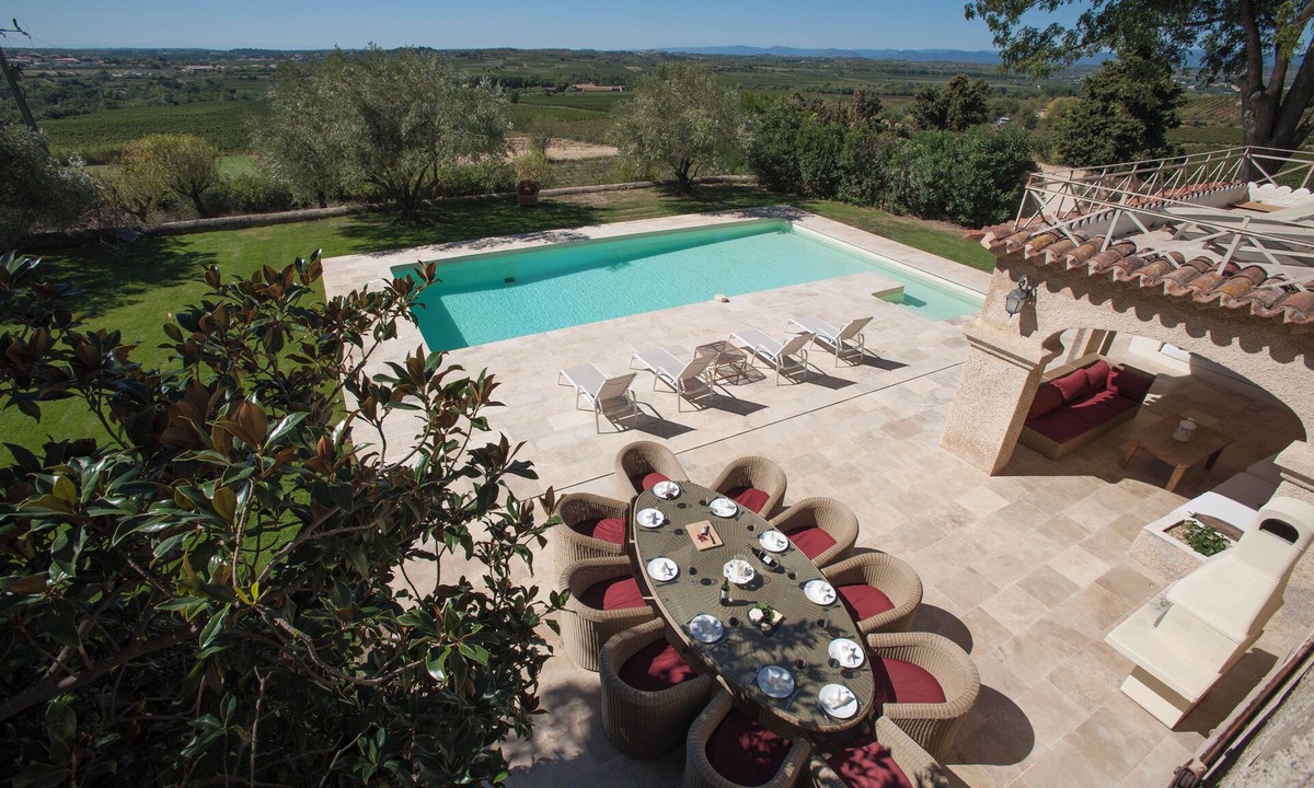 Alignan-du-Vent House | Country Manor House with incredible views and very private setting.