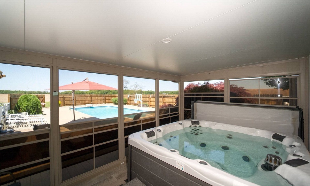 Bangor House | CountryEstate minutes away from South Haven. Swimming Pool, Hot Tub, Sport Court
