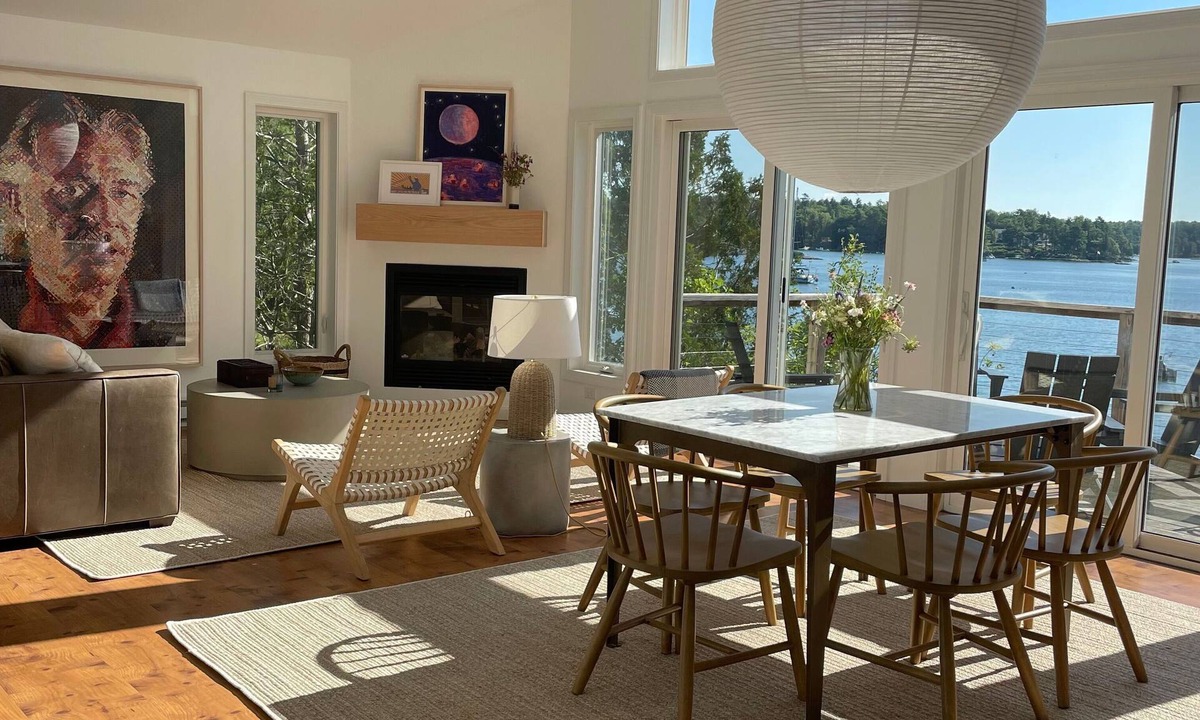 Sebascodegan Island House | Coveshead. Dramatic waterfront designer cottage.