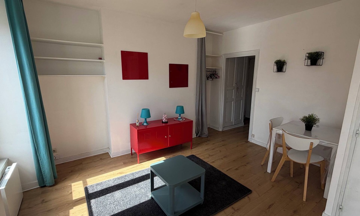 Downtown Angers Apartment | Cozy 1-bedroom studio in nice Angers with AC