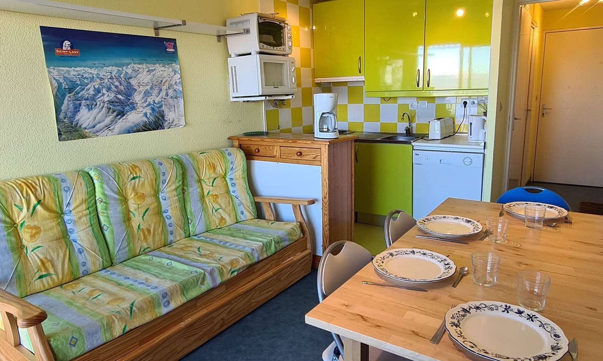 Pla d'Adet Apartment | Cozy 6-person T2 with balcony and garage - Saint Lary Soulan