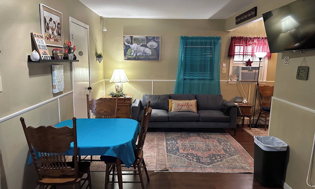Abilene Apartment | Cozy apartment in downtown Abilene, welcome to the back porch!
