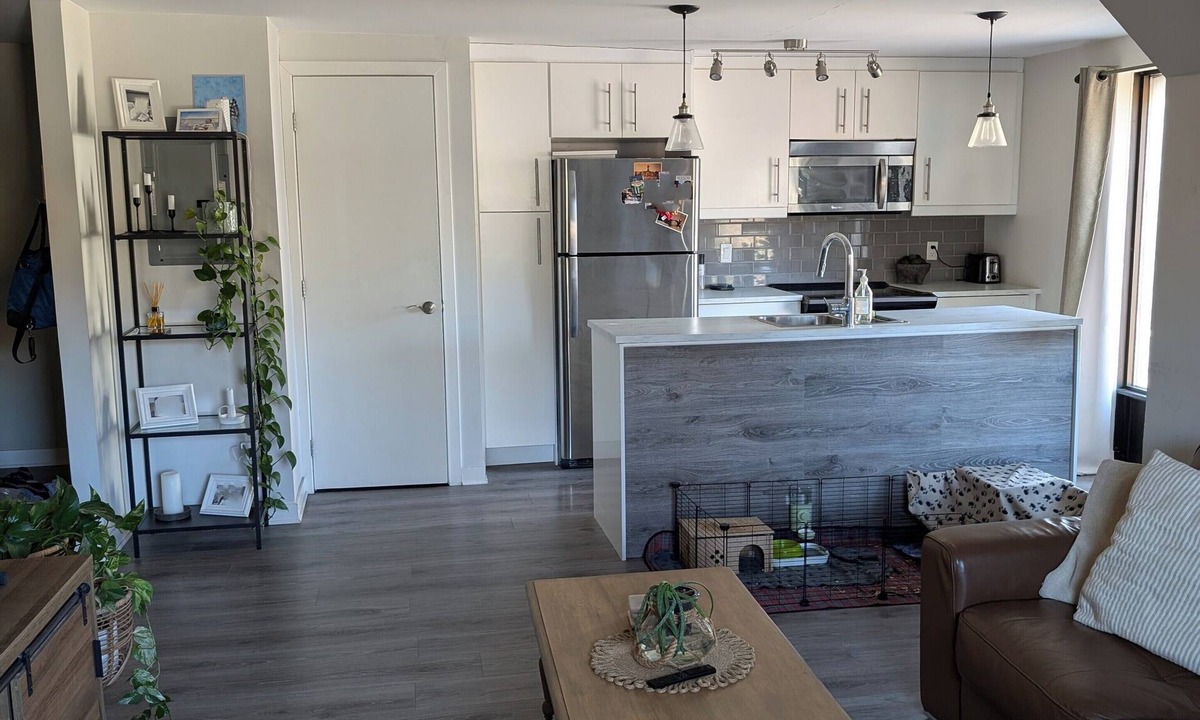 Saint-Laurent Apartment | Cozy Apartment with Large Balcony, Steps to Metro and Downtown Montreal