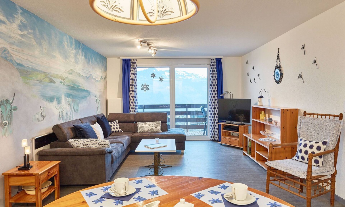 Emmetten Apartment | Cozy apartment with lake view for 6 guests