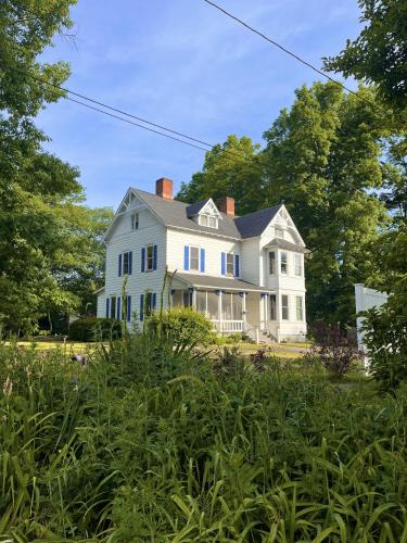 Saugerties South House | Cozy Bedroom With Fireplace